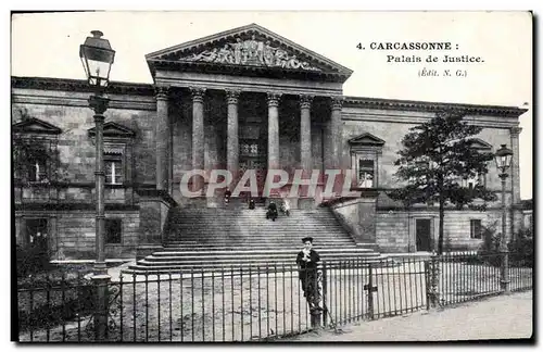 Cartes postales Palais de Justice Carcassonne