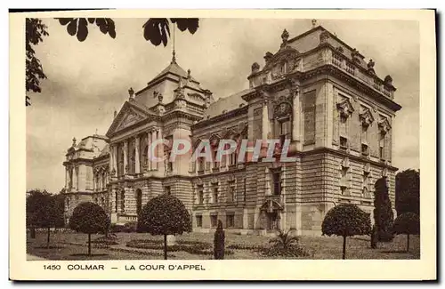 Cartes postales Palais de Justice Colmar La Cour d'Appel