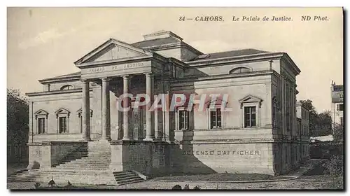 Cartes postales Palais de Justice Cahors