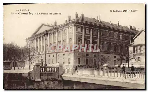 Cartes postales Palais de Justice Chambery