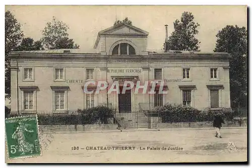 Cartes postales Palais de Justice Chateau Thierry