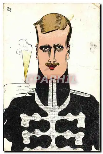 Cartes postales Militaria Officier