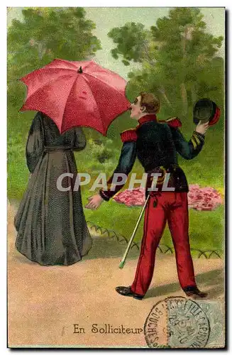 Cartes postales Militaria En solliciteur