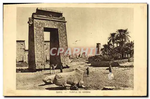 Cartes postales Egypt Egypte Temple de Karnak