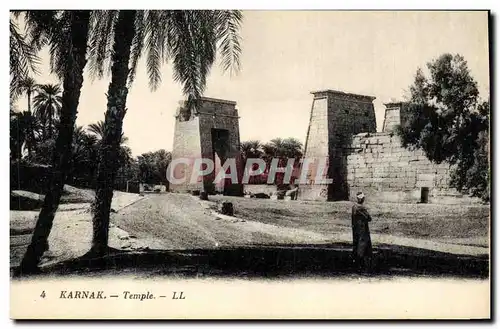 Ansichtskarte AK Egypt Egypte Karnak Temple