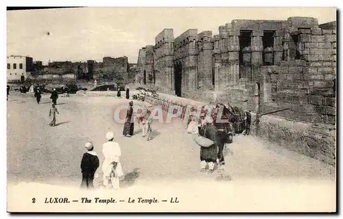 Ansichtskarte AK Egypt Egypte Luxor The temple