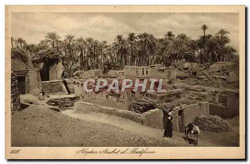 Cartes postales Egypt Egypte Abydos Arabet el Madfune