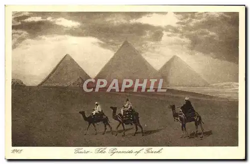 Cartes postales Egypt Egypte Cairo The pyramids of Gizeh