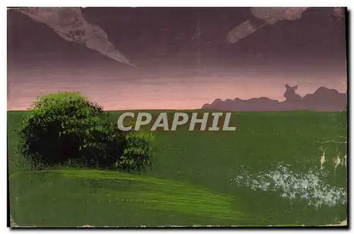 Cartes postales Fantaisie (dessin a la main) Paysage