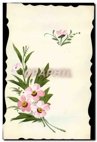 Cartes postales Fantaisie (dessin a la main) Fleurs