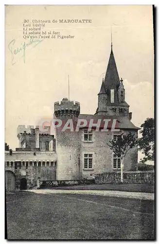 Ansichtskarte AK Chateau de Marouatte