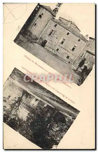 Cartes postales Chateau de Marandiere Cour interieure Entree avec machicoulis