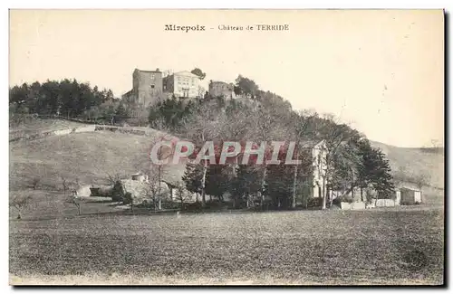 Ansichtskarte AK Chateau de Terride Mirepoix