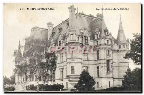 Cartes postales Chateau de Valliere Mortefontaine