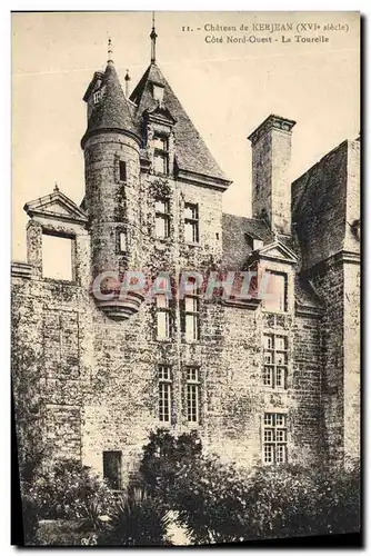 Cartes postales Chateau de Kerjean La tourelle