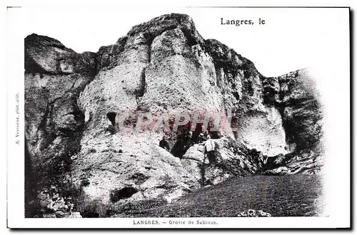 Cartes postales Grottes Grotte de Sabinus Langres
