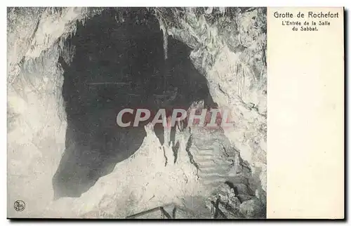 Cartes postales Grottes Grotte de Rochefort L'entree de la salle du Sabbat