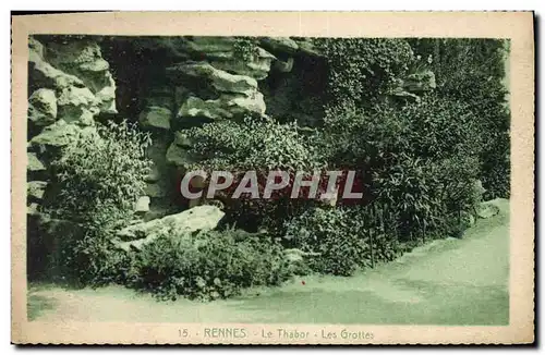 Cartes postales Grottes Grotte Rennes Les Thabor