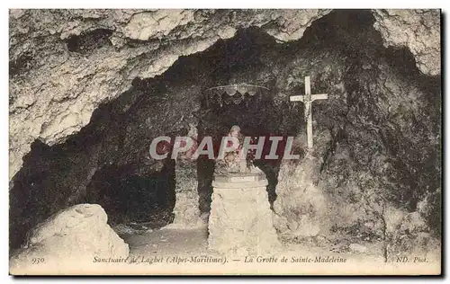 Ansichtskarte AK Grottes Grotte de Sainte Madeleine Sanctuaire de Langhet