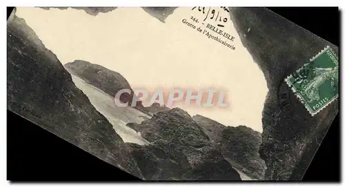 Cartes postales Grottes Grotte de l'Apothicaire Belle Isle