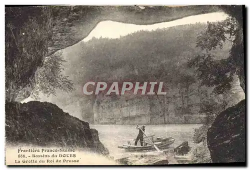 Cartes postales Grottes Grotte du Roi de Prusse Bassins du Doubs