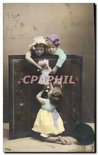 Cartes postales Fantaisie Enfants Poupee