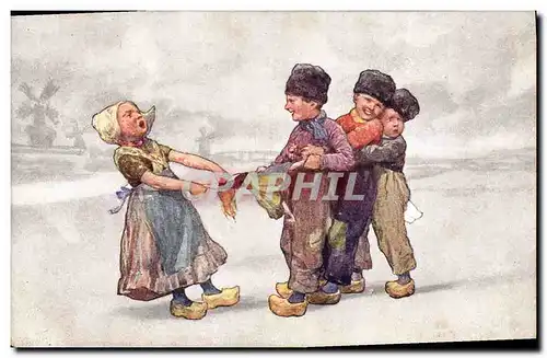 Cartes postales Fantaisie Enfants Poupee