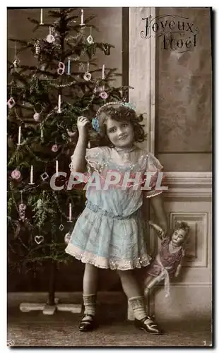 Cartes postales Fantaisie Enfants Poupee