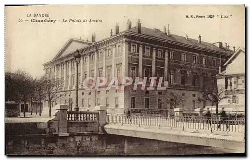 Cartes postales Palais de justice Chambery