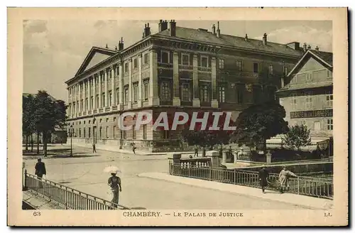 Cartes postales Palais de justice Chambery