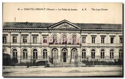 Cartes postales Palais de justice Chatellerault