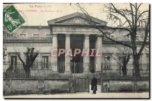 Ansichtskarte AK Palais de justice Castres Le Tribunal civil