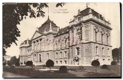 Cartes postales Palais de justice Colmar La Cour d'Appel