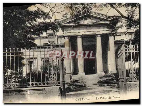 Ansichtskarte AK Palais de justice Castres