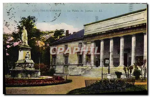 Cartes postales Palais de justice Chalons sur Saone