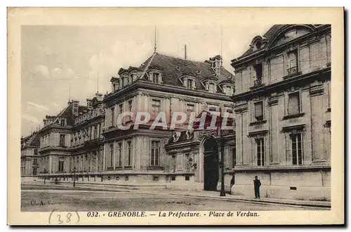 Cartes postales Prefecture Place de Verdun Grenoble