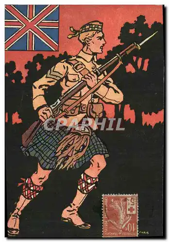 Ansichtskarte AK Militaria Highlander