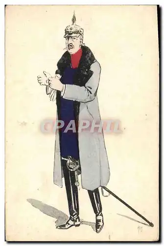 Cartes postales Militaria Officier Allemand