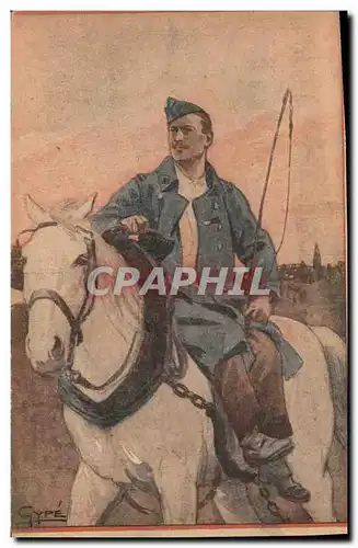 Cartes postales Militaria Soldat Cheval
