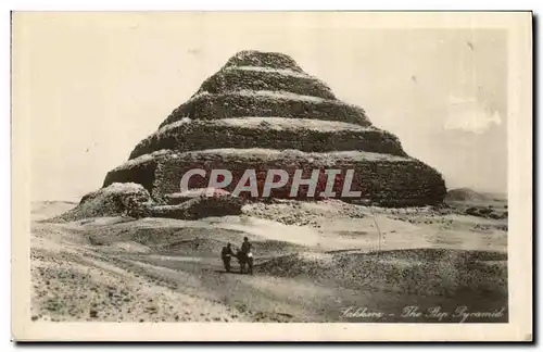 Ansichtskarte AK Egypt Egypte Sakkara Pyramid