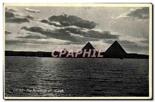 Cartes postales Egypt Egypte Cairo The pyramids of Gizeh