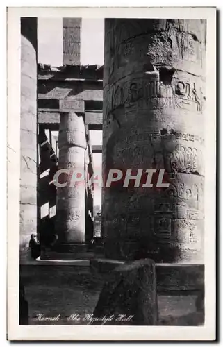 Ansichtskarte AK Egypt Egypte Karnak The Hippostyle Hall