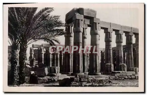 Ansichtskarte AK Egypt Egypte Luxor Temple