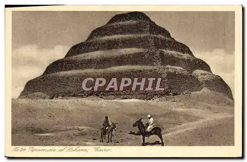 Cartes postales Egypt Egypte Pyramide of Sakara Cairo