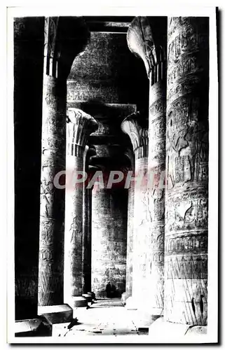 Ansichtskarte AK Egypt Egypte Edfou The Hypostyle Hall