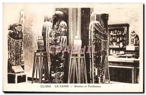 Cartes postales Egypt Egypte Le Caire Momies et tombeaux