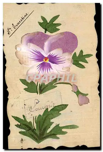 Cartes postales Fantaisie (dessin a la main)  Fleurs