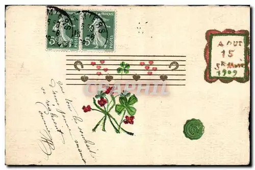 Cartes postales Fantaisie (dessin a la main)  Fleurs