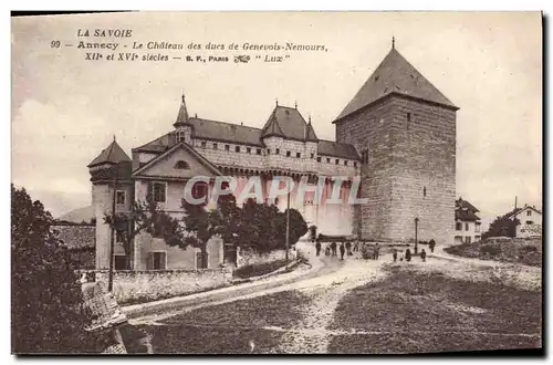 Cartes postales Chateau des ducs de Genevois Nemours Annecy