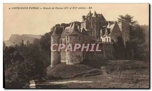Ansichtskarte AK Chateau Castelnaud Fayrac Manoir de Fayrac